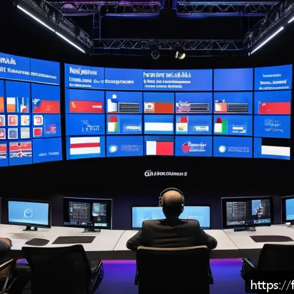 통역사로서의 경력 연차별 차이 - A professional conference setting featuring a simultaneous interpreter booth with a focused interpre...